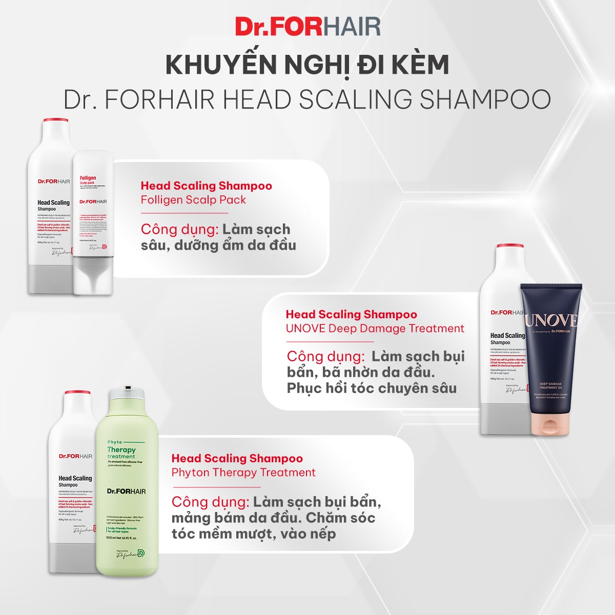 3 combo kết hợp cùng head scaling