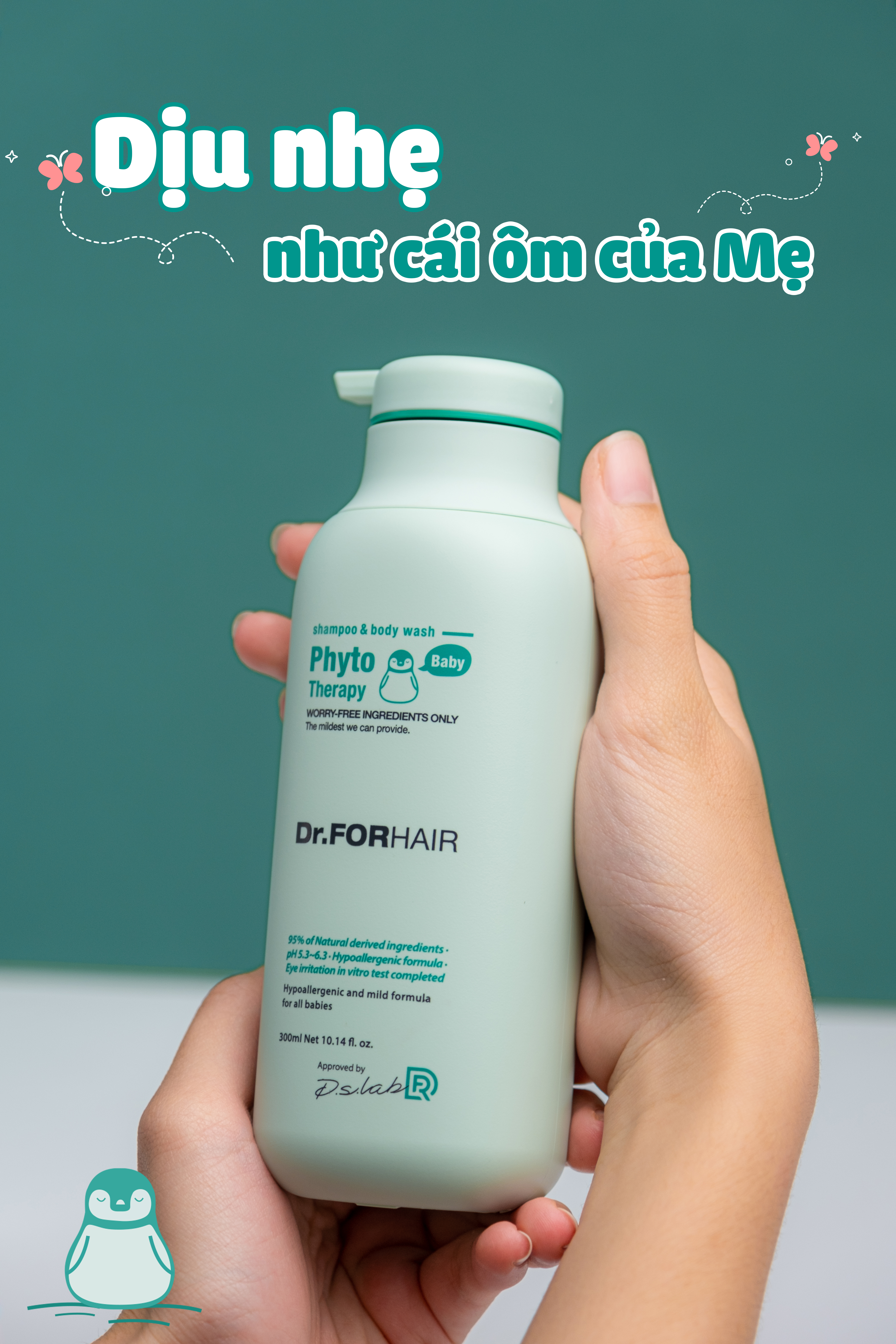 Sản phẩm làm sạch dịu nhẹ như cái ôm