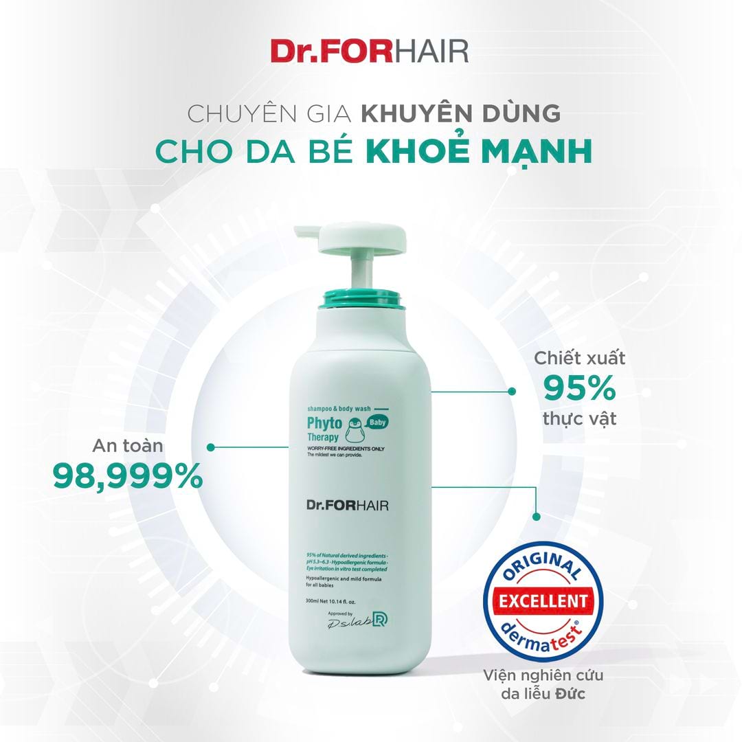 dầu tắm gội Phyto Therapy Baby