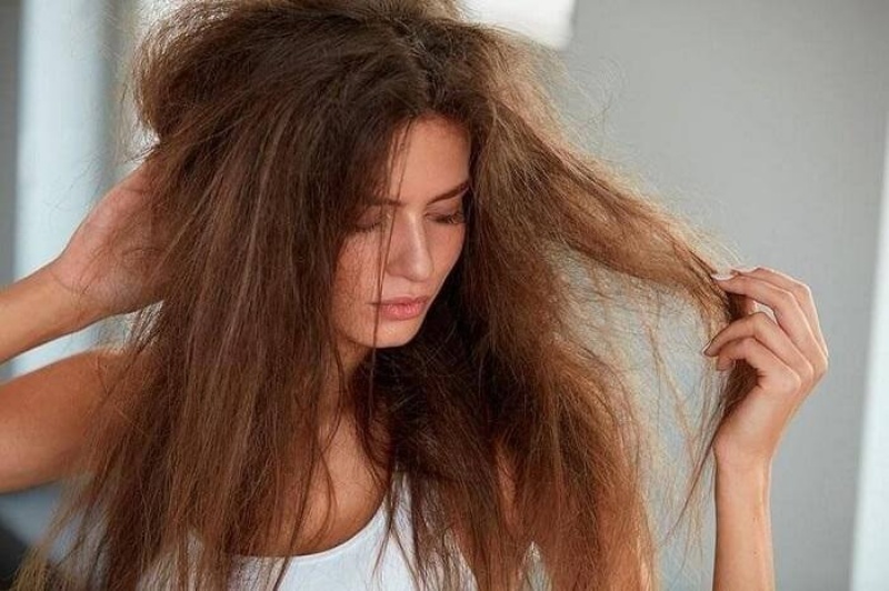 Tóc hư tổn nặng