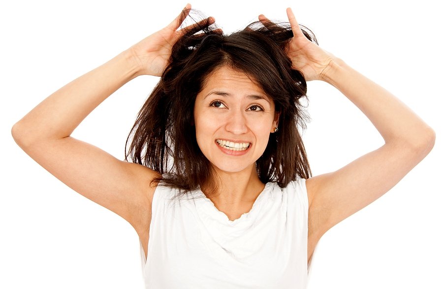 toc bết do lười gội gây gàu