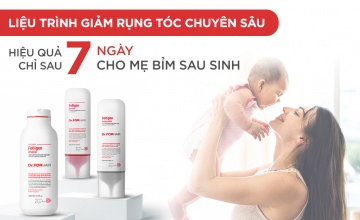 Liệu Trình Giảm Rụng Tóc Chuyên Sâu Cho Mẹ Bỉm Sau Sinh - Hiệu Quả Chỉ Sau 7 Ngày