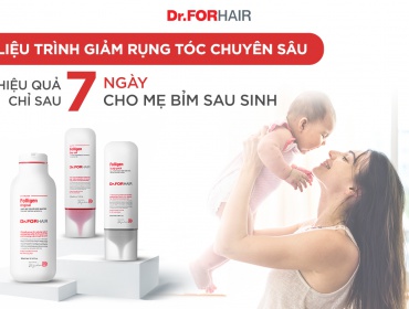 Liệu Trình Giảm Rụng Tóc Chuyên Sâu Cho Mẹ Bỉm Sau Sinh - Hiệu Quả Chỉ Sau 7 Ngày
