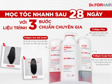 Thử Ngay Liệu Trình Này Nếu Muốn Tóc Con Mọc Dày Chỉ Sau 28 Ngày